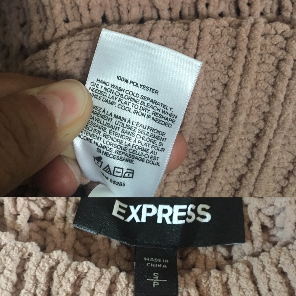 EXPRESS knitted chunky sweater - Picture 8 of 8